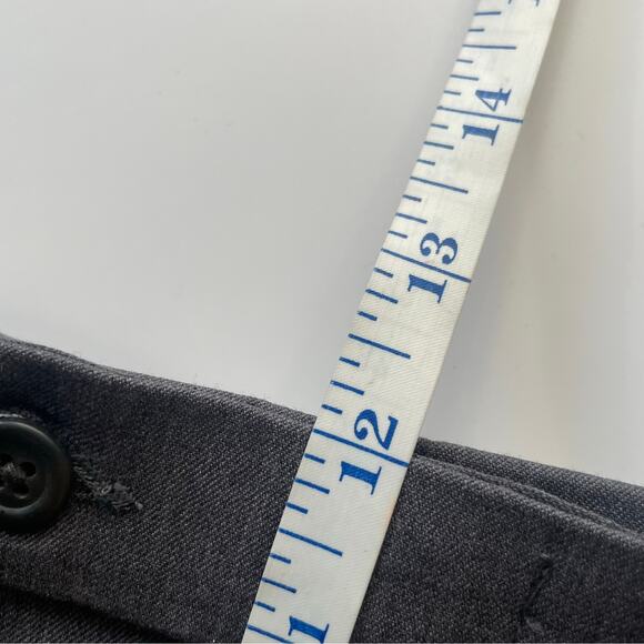 Chaps Mens Dress Pants 100% Wool Mens Gray Slacks Waist 36 - Picture 5 of 7